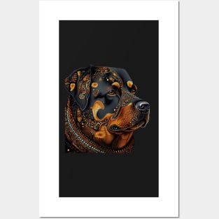 Rottweiler Ai generated Posters and Art